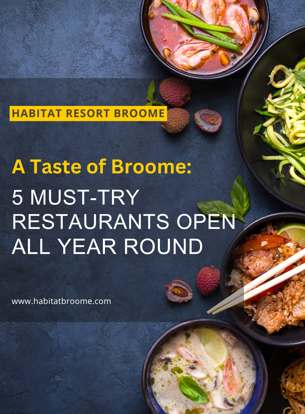 5 Must-Try Restaurants Open All Year Round in Broome